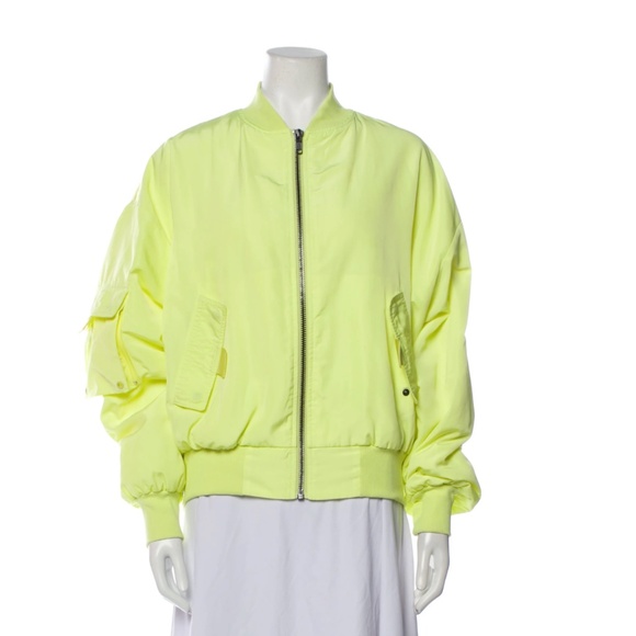 ALO Yoga Yellow Bomber Jacket - Picture 2 of 4